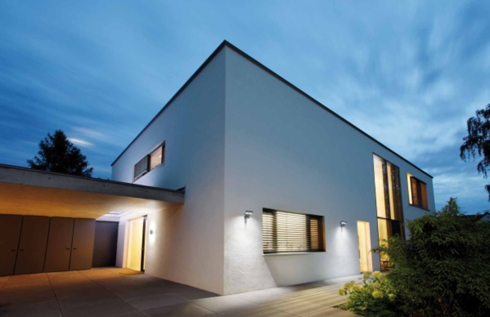 Aussenbeleuchtung bei Elektro Auer in Oberickelsheim