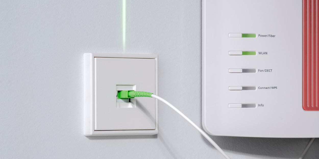 Die neuen Glasfaser-Anschlussdosen bei Elektro Auer in Oberickelsheim