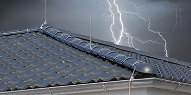 Äußerer Blitzschutz bei Elektro Auer in Oberickelsheim